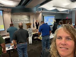 Matt Perdue elected president of North Dakota Farmers Union Perdue farms  with his family near Ray, ND. For more details including other elected  delegates and the youth Torchbearer Award recipients, click the