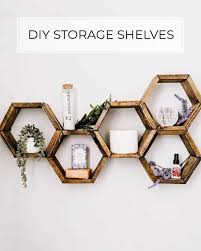 This project cost about $70, and just a few power tools were used. The Easiest Diy Hexagon Shelves Crafted By The Hunts