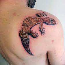 Perhaps because this undeniably cute character can be kept as a pet or possibly because it is one of the most common gecko tattoo contains more than two hundred totally original, unpublished designs featuring geckos. 50 Gecko Tattoo Designs For Men Reptile Ink Ideas