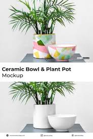 Ceramic Bowl And Pot Photoshop Mockup Kevin Brackley