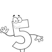 Desenhos De Numeros Divertidos Para Colorir Tudodesenhos
