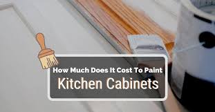 Kitchen cabinets range widely from $100 to $1,200 per linear foot. How Much Does It Cost To Paint Kitchen Cabinets Kitchen Infinity