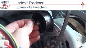 Indesit Trockner Trommel Dreht Nicht Mehr Spannrolle Tauschen Youtube