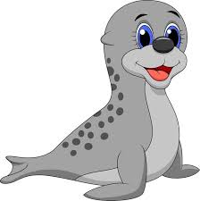 Seal Cartoon Cute Cartoon Cute Images Cute Pictures Baby Walrus Cute Clipart Cute Drawings Stone Painting 2020 Bebek Yorgan Desenleri Hayvanlar Hayvan Cizimi