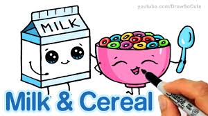 How To Draw Milk And Cereal Easy Cartoon Food Youtube Drawing a cute suitcase with ipad and procreate check the link in my bio to get started youtube: how to draw milk and cereal easy cartoon food