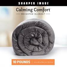 But unfortunately, the option of importing is of high quality. Calming Comfort Weighted Blanket By The Sharper Image 10 Lbs As Seen On Tv Walmart Com Weighted Blanket Heavy Blanket Gravity Blanket