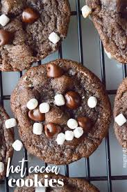 Hot Cocoa Cookies Recipe Hot Cocoa Cookies Hot Chocolate Cookies Cocoa Cookies