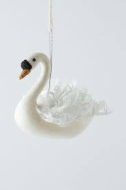 Odette Swan Anthropologie Com Felt Christmas Ornaments Christmas Ornaments Ornaments