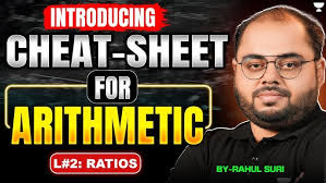 CAT 2025 Quant: Arithmetic REVISION in CHEAT-SHEET by Rahul Suri