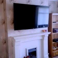 How to mount tv over fireplace and hide wires. Run Tv Cables Above A Fireplace 6 Steps With Pictures Instructables