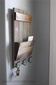 This amazing rustic wooden key holder and mail organizer is made from reclaimed wood mostly pine that i have painted and distressed. 35 Best Diy Key Holder Shelf Ideas For 2021 Crazy Laura