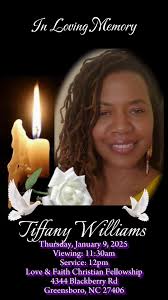 Tiffany’s mom asked me to put the funeral info