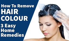 Acne, wrinkles too can lower apart from trimmer and razors, you can try these diy tricks to remove facial hairs at home. How To Remove Hair Colour 3 Easy Home Remedies You Must Try Out