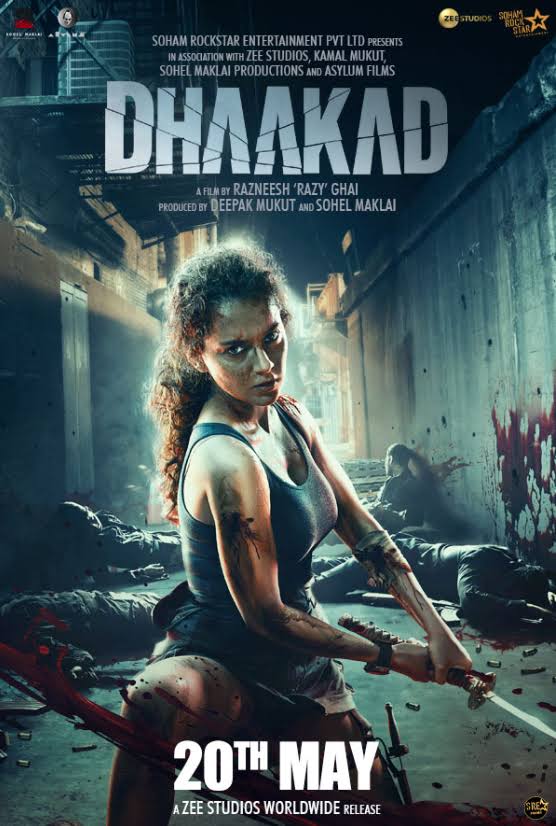 Download Dhaakad (2022) HDCAMRip Hindi Full Movie 480p | 720p | 1080p