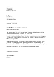 Vier muster für kündigungen nutzen sie unsere insidertipps für ihre bewerbungsaktivitäten und ihre kündigung. Kundigungsvorlagen Schweiz Arbeit Wohnung Abo Page 2 Of 2 Muster Vorlage Ch