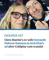Gwyneth Paltrow, the ex-wife of Coldplay frontman Chris Martin, has been  featured in a promotional video by data automation company Astronomer,  following a viral moment that involved two of its former executives