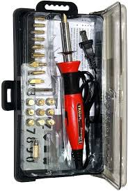 Wood Burning Kit Easy Diy Projects Using Wood And Leather This Incredible Woodburner Value P Diy Projects Using Wood Wood Burning Kits Leather Craft Tools