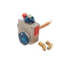 Gas fire pit key valve kit 3/4 inch, straight quarter turn shut off valve for ng lp gas fire pits fireplace with flange and 3 inches gas key 3/4 npt. Valve T Stat Lp Gas Kit Robert Shaw W 3 8 Inlet Outlet Pilot Series Water Heater Camping World