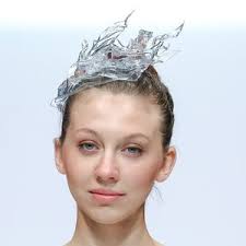 High Fashion Headpiece, Avant-garde Hat, Plexiglas Headpiece, Fashion Show,  Couture Accessory, Costume Headwear, Statement Races Millinery