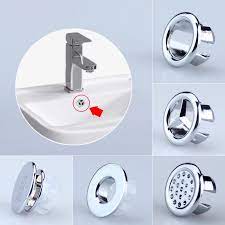 Run the water in the sink and check for any leaks. Universal Ceramic Sink Basin Overflow Cover Ring Round 22mm Insert Hole Cover Decor Cap For Kitchen Bathroom Replacement Fitting Drains Aliexpress