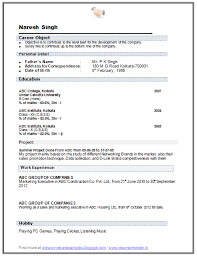 What is the best format for resume? 16 Resume Format In Bcom