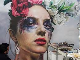 Merjema" (in progress) 210x160 cm, oil on canvas, 2020. Model is ...