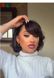 French Bob Styling Black Girl