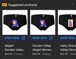 Abigail Underwear Ad on YT... Guess that's what I get for searching for how  to retrieve stardew valley purple underwear lol : r/StardewValley