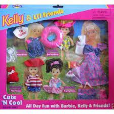 All dolls has full articulation and cute fashions! Barbie Kelly Li L Friends Cute N Cool Fashions All Day Fun Barbie Doll Set Barbie Doll Accessories Barbie Sisters