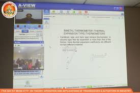 Five Day Ict Mode Sttp On Theory Operation And Applications Of Transducers Actuators In Industry Student Activities Communication Skills Domain Knowledge