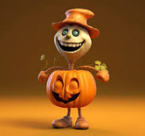 Amazon.com: Figuras de calabaza de Halloween,Mini estatua de ...