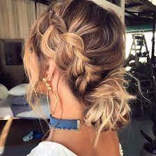 72 Romantic Wedding Hairstyle Trends In 2019 Ecemella Braided Hairstyles Braided Bun Hairstyles Messy Hairstyles