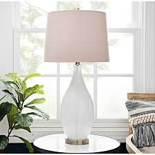 A frosted glass table lamp. Frosted Glass And Brass Nora Table Lamp Kirklands