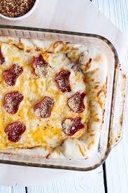 Deep Dish Pizza Casserole Half Baked Harvest Deep Dish Pizza Casserole Deep Dish Pizza Recipe Recipes