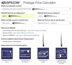 how to estimate usps shipping in your craft business