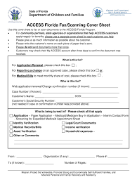 There is usually also a feedback section to put any extra. Fl Access Florida Fax Scanning Cover Sheet Fill And Sign Printable Template Online Us Legal Forms