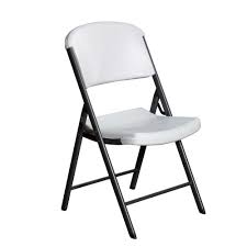 Lifetime White Plastic Seat Metal Frame Outdoor Safe Folding Chair 22804 The Home Depot In 2020 Folding Chair Plastic Folding Chairs Chairs For Sale