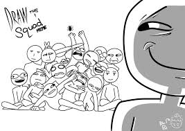 Draw The Squad Meme By Bluepixelart21 On Deviantart Draw The Squad Drawings Of Friends Drawing Meme