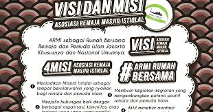 Pengertian visi dan misi adalah suatu konsep perencanaan yang disertai dengan tindakan sesuai dengan perencanaan ada banyak sekali contoh visi & misi yang bisa kita temukan dalam organisasi masyarakat. Visi Dan Misi