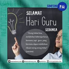 We did not find results for: Radio Simfoni 107 7 Fm On Twitter Selamat Hari Guru Sedunia Udah Sungkem Sama Guru Berapa Kali Nih Sobat Muda Nahh Di Hari Special Ini Jangan Lupa Kasih Ucapan Selamat Buat Para Pahlawan