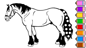 / 9+ realistic horse coloring pages. Horse Coloring Pages Drawing For Kids Youtube Videos For Children Youtube