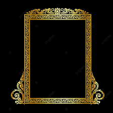 الفنون الزخرفية Png اطارات ذهبية للتصميم