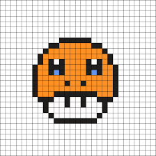 Charmander Mushroom By Tashar H On Kandi Patterns Pixel Art Pattern Perler Bead Art Diy Perler Bead Crafts