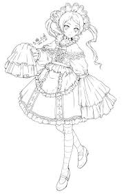 Pin On Uncolored Anime