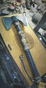 Interestingly enough, there does not seem to be any archaeological evidence for double edged axe heads, nor are they mentioned in any viking stories. Double Sided Viking Axe Axe Viking Axe Battle Axe