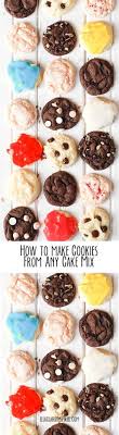 How To Make Cookies From Any Cake Mix Ella Claire Recipe Desserts Yummy Cookies Cake Mix Cookies