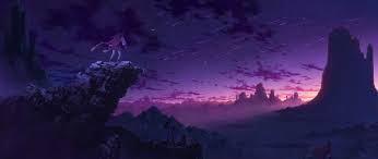 Wallpaper 4k wallpaper nature tmnt iphone wallpaper. Purple Anime Sky Wallpapers Top Free Purple Anime Sky Backgrounds Wallpaperaccess