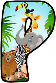Letter P Decoracao Festa Safari Aniversario Safari Festa Safari