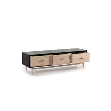 More images for how to whitewash wood furniture » Tv Furniture 160x45x45 Wood Black White Washed
