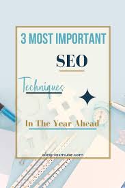 3 Most Important Seo Techniques In The Year Ahead Alegria S Muse Search Engine Optimization Optimization Marketing Method